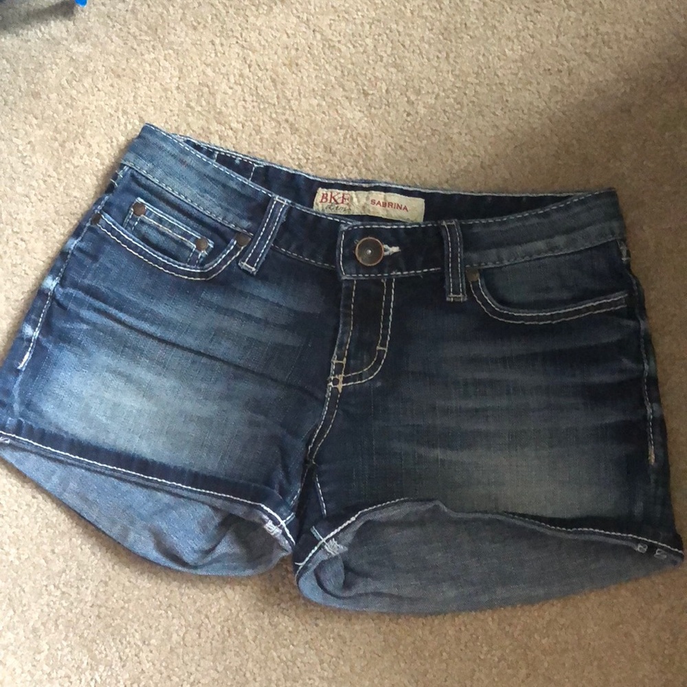 Denim shorts